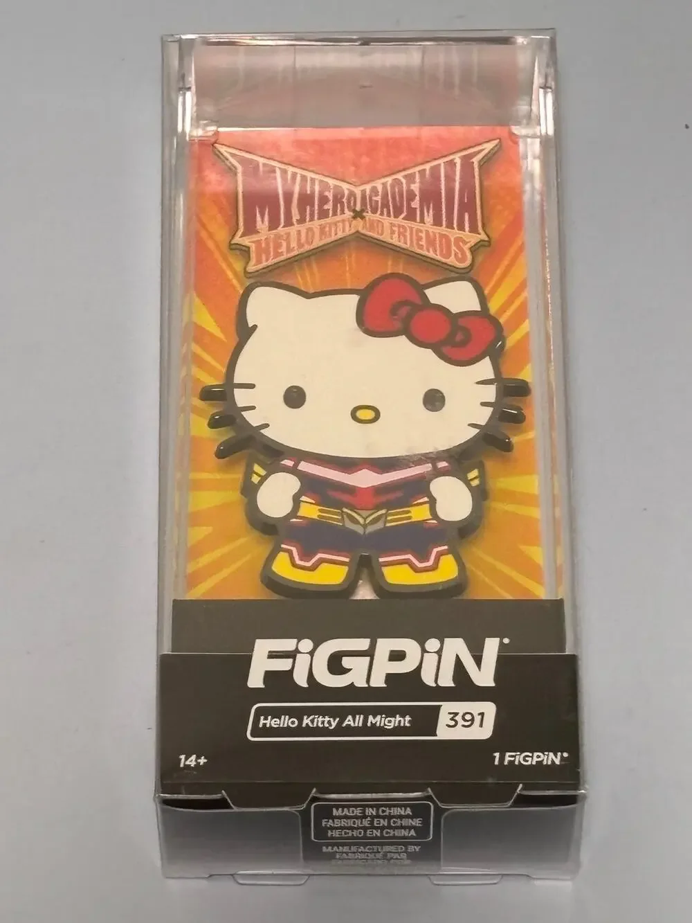FigPin Fig Pin Hello Kitty All Might #391 My Hero Academia Hello Kitty Friends